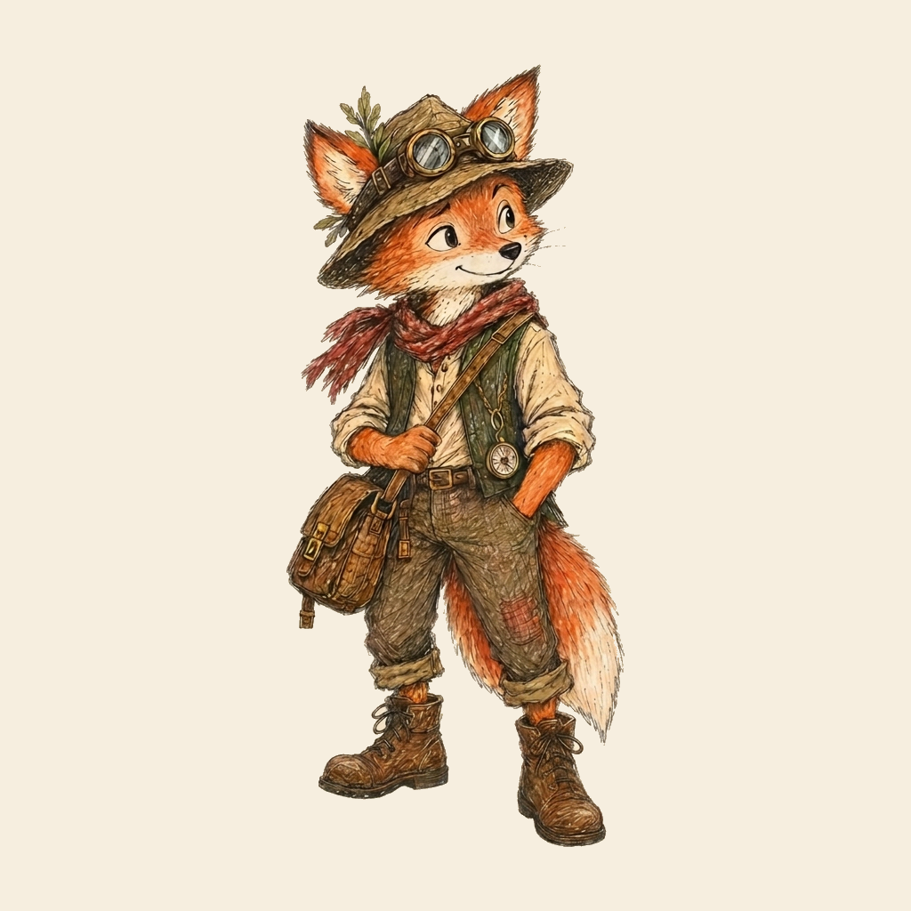 Portrait of Fern the Fox