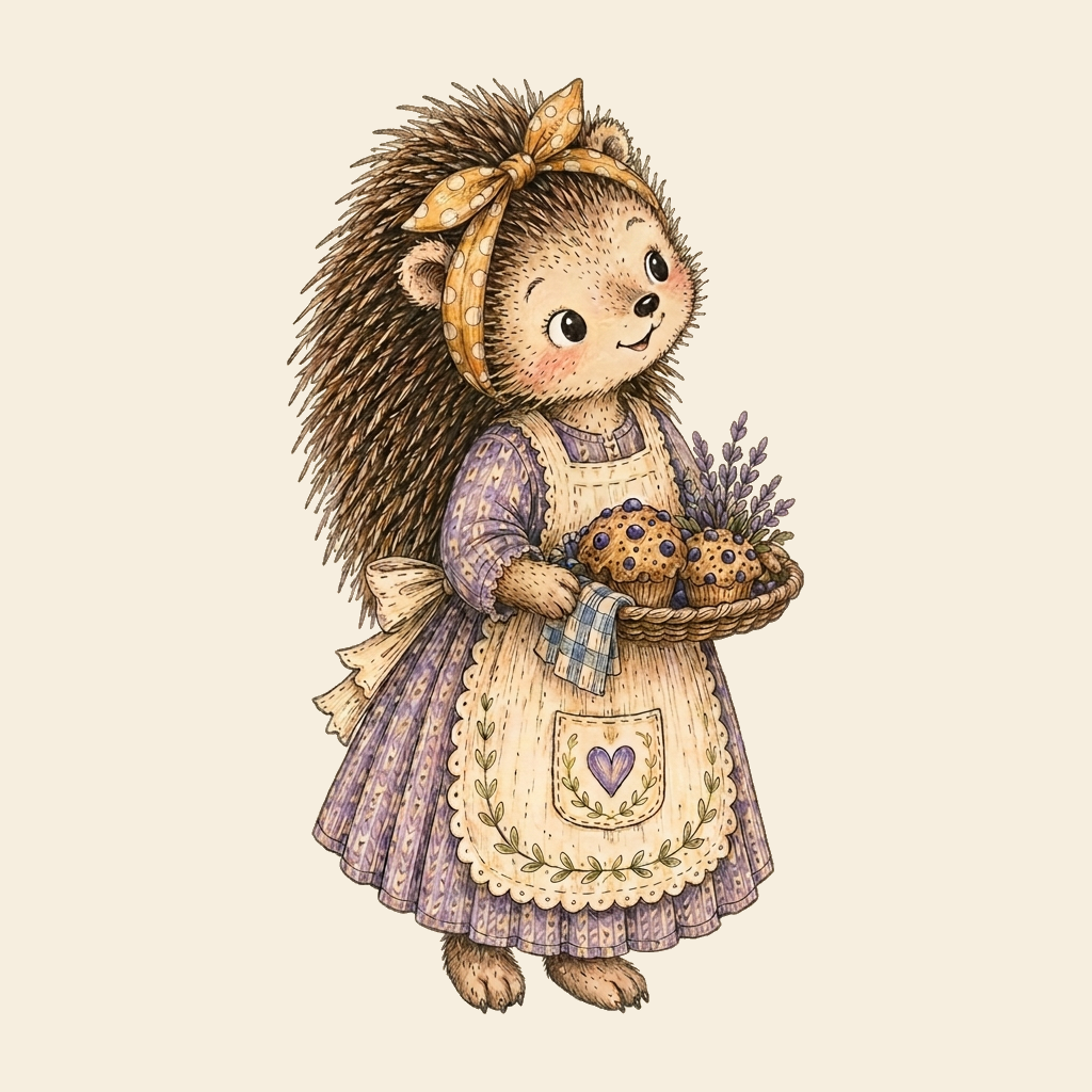 Portrait of Nutmeg the Hedgehog