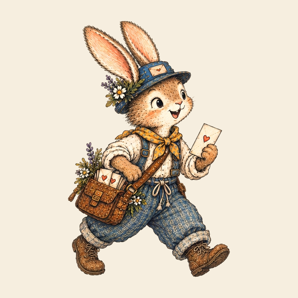 Portrait of Thistle the Rabbit