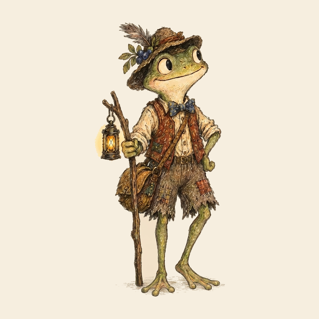 Portrait of Reed the Frog